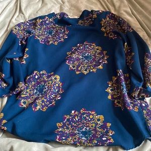 Boutique torquise patterned tunic - XS